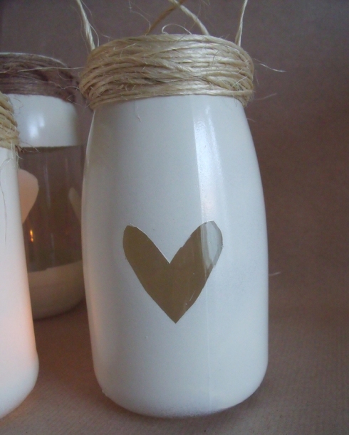 handmade lantern glass jars