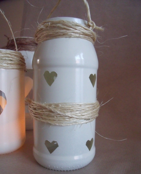 handmade lantern glass jars